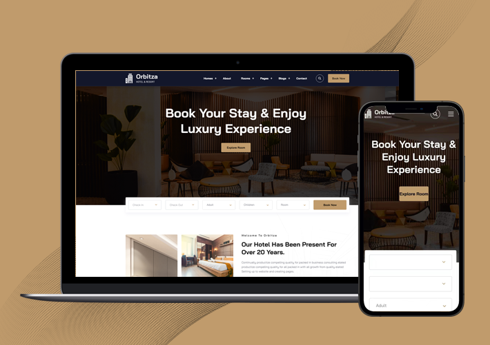 (自适应手机端)Bootstrap自适应酒店民宿宾馆房间预定XunRuiCMS网站模板源码下载